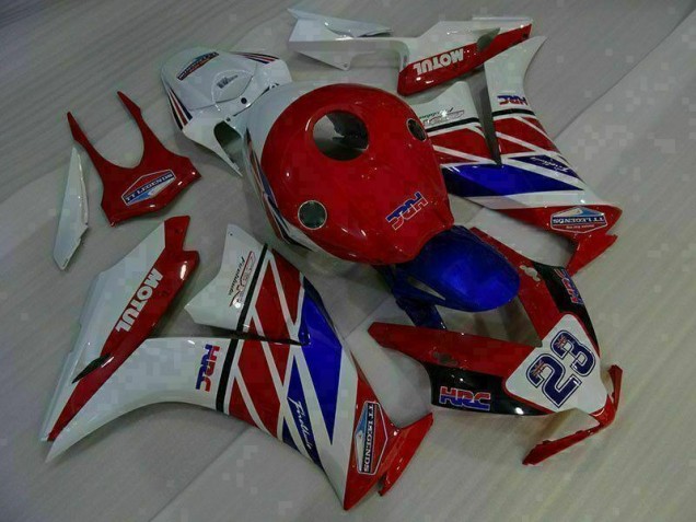 Buy 2012-2016 Red White Blue 23 Honda CBR1000RR Bike Fairing Kit UK