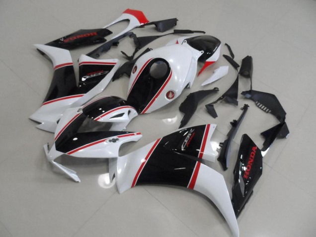 Buy 2012-2016 Black and White and Red Stripe Honda CBR1000RR Motorcylce Fairings UK