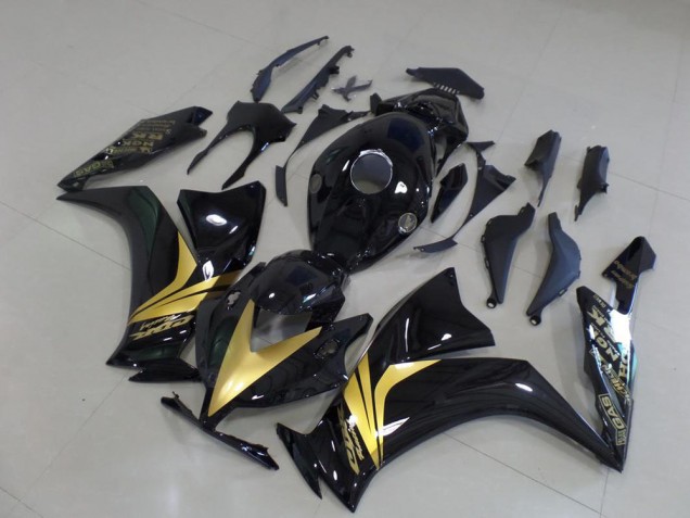 Buy 2012-2016 Glossy Black Gold Sticker Honda CBR1000RR Bike Fairings UK