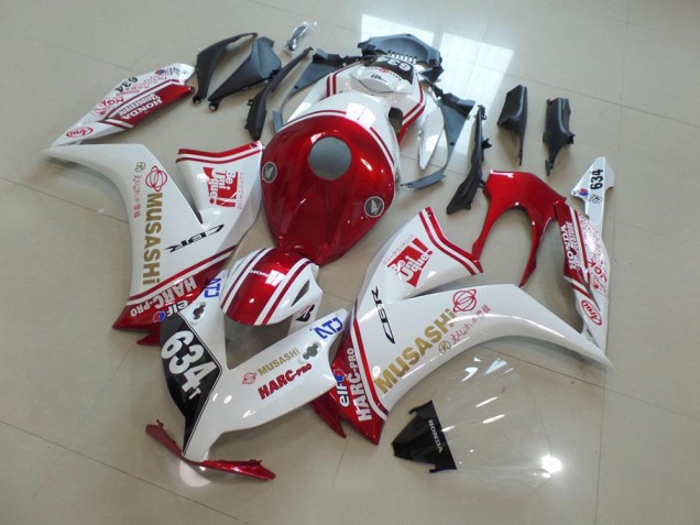 Buy 2012-2016 Red Musashi Honda CBR1000RR Bike Fairing UK Buy 2012-2016 Red Musashi Honda CBR1000RR Bike Fairing UK