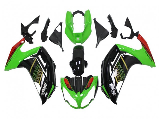 Buy 2012-2016 Green Black Kawasaki EX650 Motorbike Fairing UK Buy 2012-2016 Green Black Kawasaki EX650 Motorbike Fairing UK