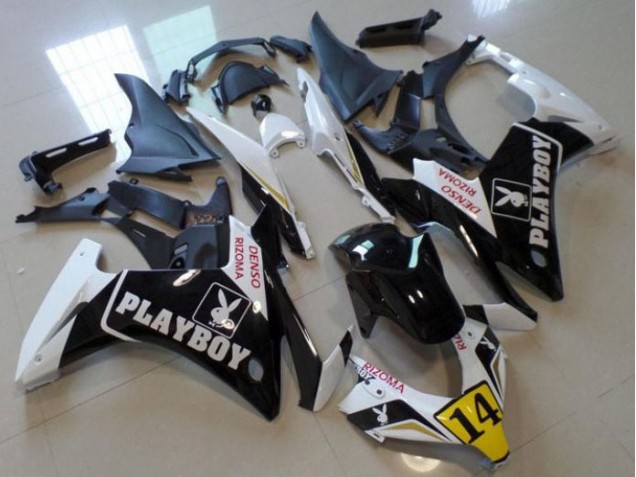 Buy 2013-2015 Black Playboy 14 Honda CBR500RR Motorbike Fairing UK
