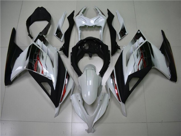 Buy 2013-2016 White Black Kawasaki EX300 Motorbike Fairing UK Buy 2013-2016 White Black Kawasaki EX300 Motorbike Fairing UK