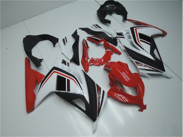 Buy 2013-2016 Red White Black Kawasaki EX300 Motorbike Fairing UK Buy 2013-2016 Red White Black Kawasaki EX300 Motorbike Fairing UK