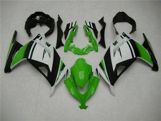 Buy 2013-2016 Green Black Silver Kawasaki EX300 Moto Fairings UK Buy 2013-2016 Green Black Silver Kawasaki EX300 Moto Fairings UK