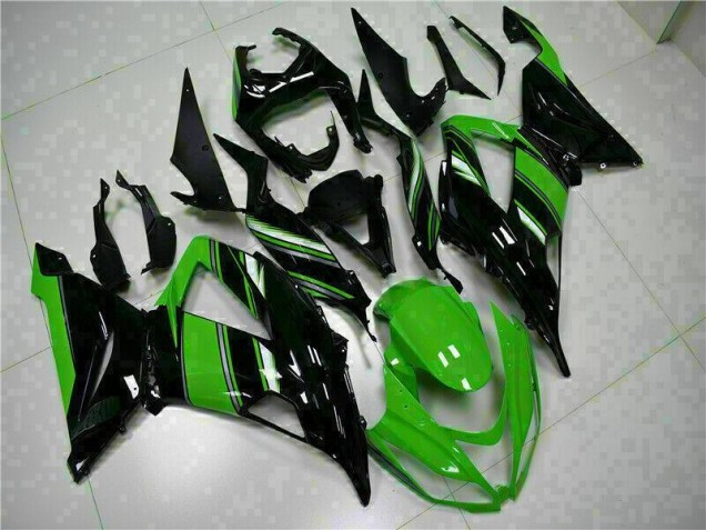 Buy 2013-2018 Black Green Kawasaki ZX6R Motor Fairings UK Buy 2013-2018 Black Green Kawasaki ZX6R Motor Fairings UK