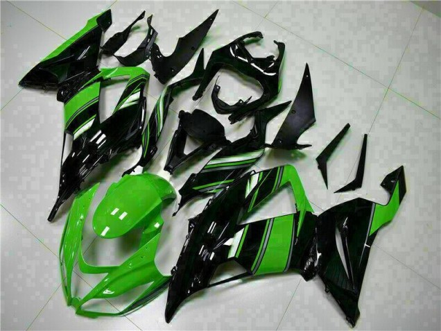 Buy 2013-2018 Black Green Kawasaki ZX6R Motor Fairings UK Buy 2013-2018 Black Green Kawasaki ZX6R Motor Fairings UK