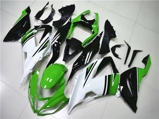 Buy 2013-2018 Green White Black Kawasaki ZX6R Motor Fairings UK
