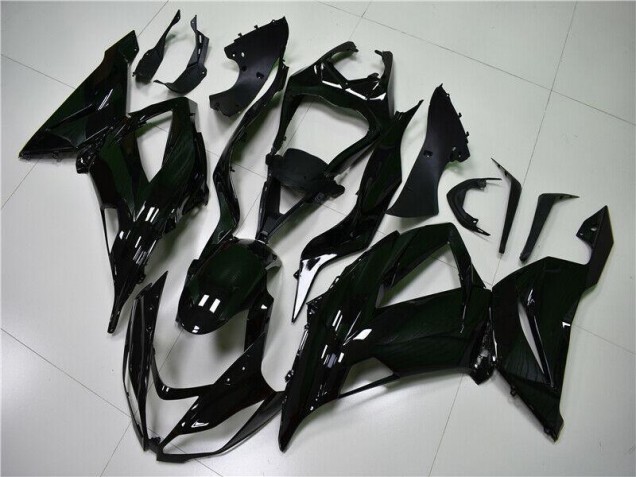 Buy 2013-2018 Glossy Black Kawasaki ZX6R Motorcycle Fairings Kit UK Buy 2013-2018 Glossy Black Kawasaki ZX6R Motorcycle Fairings Kit UK