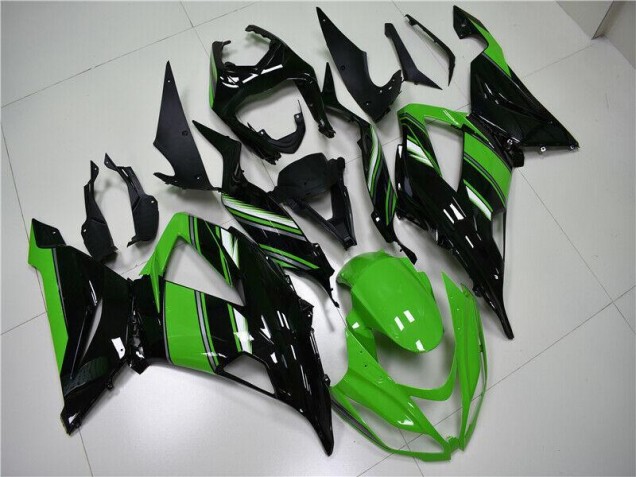 Buy 2013-2018 Green Black Kawasaki ZX6R Motorcycle Fairings UK Buy 2013-2018 Green Black Kawasaki ZX6R Motorcycle Fairings UK