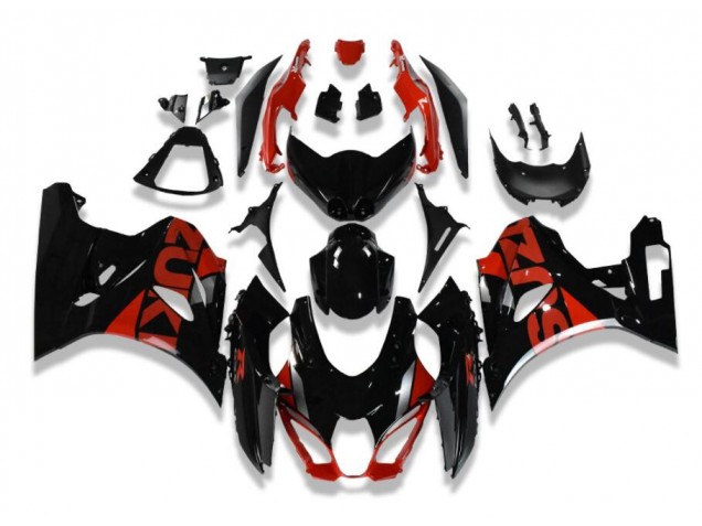 Buy 2017-2021 Black Red Suzuki GSXR 1000 Motorcycle Fairings Kit UK