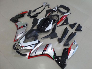 Buy 2011-2018 Black Silver Red Aprilia RS4 50 125 Replacement Motorcycle Fairings UK