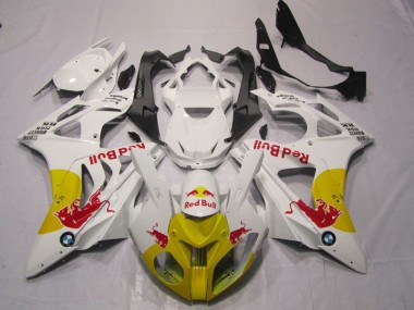 Buy 2009-2014 Yellow White RedBull BMW S1000RR Bike Fairing Kit UK
