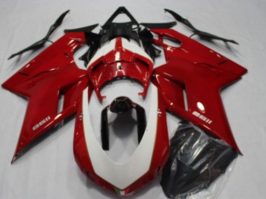 Buy 2007-2014 Red Ducati 1198 Motorcycle Fairing Kit UK