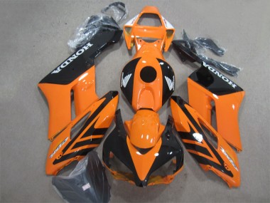 Buy 2004-2005 Black Orange Honda CBR1000RR Motorbike Fairing Kits UK