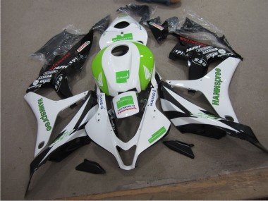 Buy 2004-2005 White Green Hannspree Honda CBR1000RR Motorcycle Fairing Kit UK
