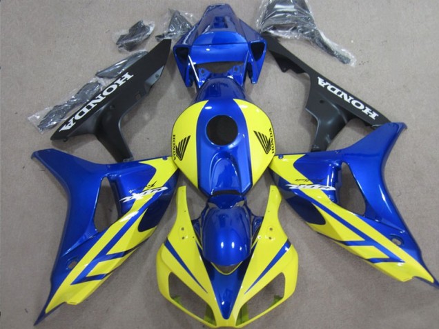 Buy 2006-2007 Blue Yellow Honda CBR1000RR Replacement Fairings UK Buy 2006-2007 Blue Yellow Honda CBR1000RR Replacement Fairings UK