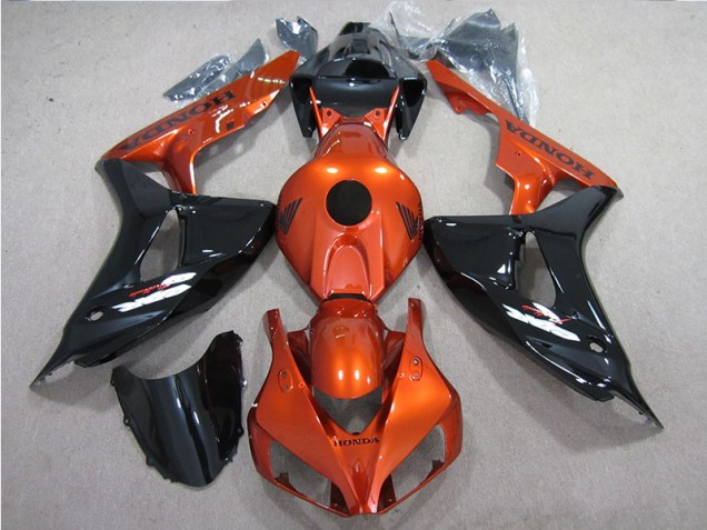 Buy 2006-2007 Black Orange Honda CBR1000RR Motorcycle Fairings Kit UK Buy 2006-2007 Black Orange Honda CBR1000RR Motorcycle Fairings Kit UK