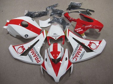 Buy 2008-2011 White Red PRAMAC Honda CBR1000RR Bike Fairing UK