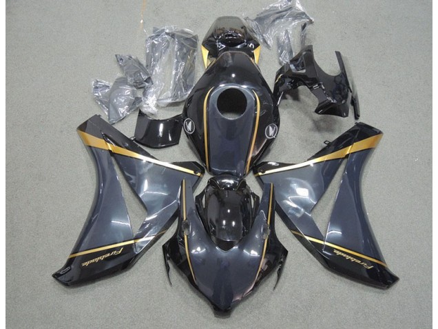 Buy 2008-2011 Black Gold Fireblade Honda CBR1000RR Motorbike Fairing Kits UK Buy 2008-2011 Black Gold Fireblade Honda CBR1000RR Motorbike Fairing Kits UK