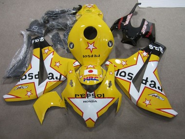 Buy 2008-2011 Yellow Repsol HRC Honda CBR1000RR Replacement Motorcycle Fairings UK