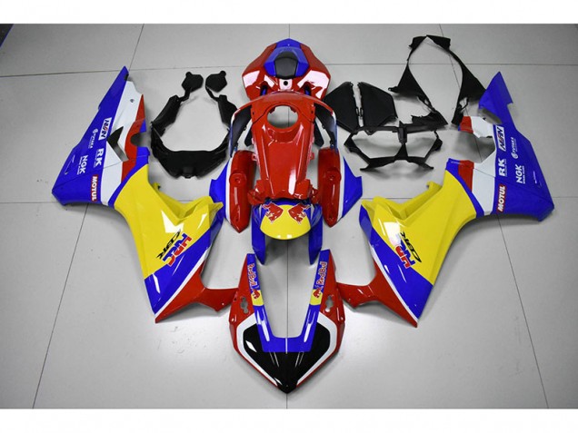Buy 2017-2020 Red Yellow Blue HRC Red Bull Honda CBR1000RR Bike Fairing UK Buy 2017-2020 Red Yellow Blue HRC Red Bull Honda CBR1000RR Bike Fairing UK