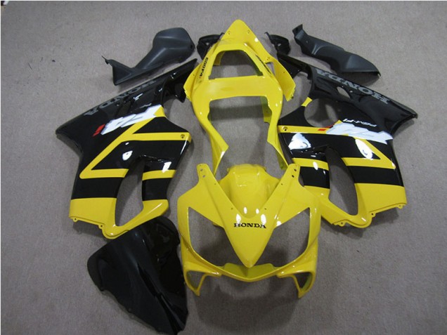 Buy 2001-2003 Yellow Black Honda CBR600 F4i Motorcylce Fairings UK