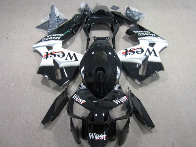 Buy 2003-2004 West White Black Honda CBR600RR Motorbike Fairings UK Buy 2003-2004 West White Black Honda CBR600RR Motorbike Fairings UK