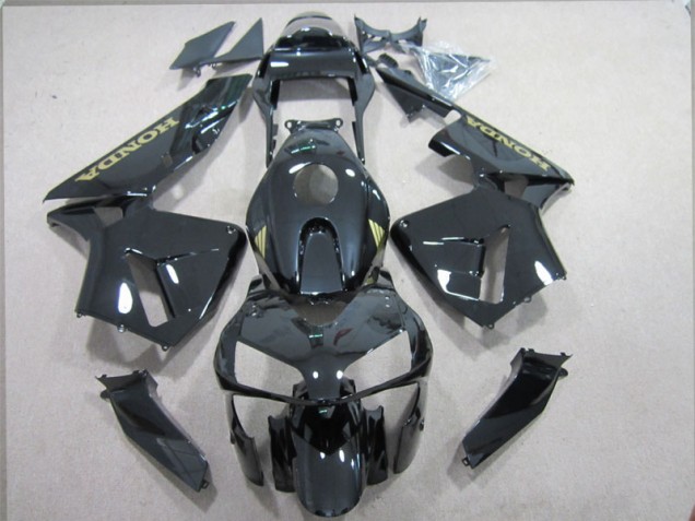 Buy 2003-2004 Black Gold Decal Honda CBR600RR Replacement Motorcycle Fairings UK Buy 2003-2004 Black Gold Decal Honda CBR600RR Replacement Motorcycle Fairings UK