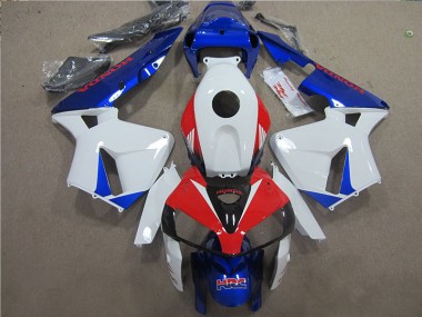 Buy 2005-2006 White Blue Red HRC Honda CBR600RR Motorcycle Fairings Kits UK