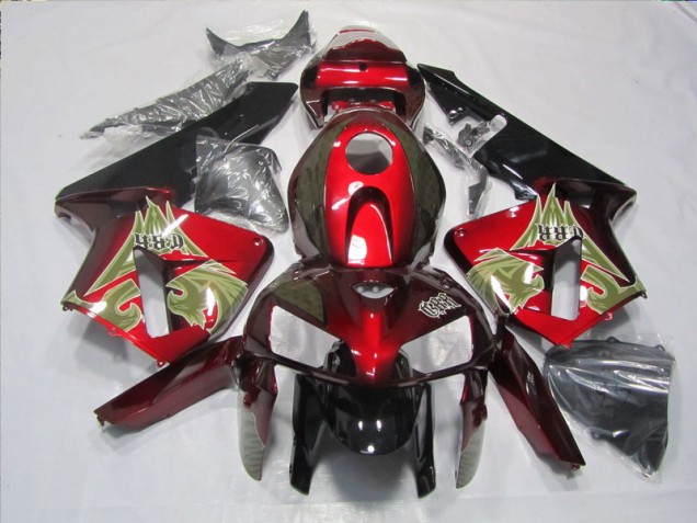 Buy 2005-2006 Black Red Honda CBR600RR Motorbike Fairings UK Buy 2005-2006 Black Red Honda CBR600RR Motorbike Fairings UK