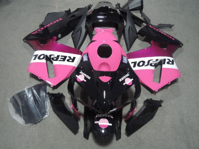 Buy 2005-2006 Pink Black Repsol Honda CBR600RR Bike Fairings UK Buy 2005-2006 Pink Black Repsol Honda CBR600RR Bike Fairings UK