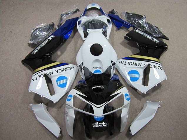 Buy 2005-2006 White Blue Konica Minolta Honda CBR600RR Motorcycle Replacement Fairings UK Buy 2005-2006 White Blue Konica Minolta Honda CBR600RR Motorcycle Replacement Fairings UK