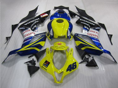 Buy 2007-2008 Yellow Blue 46 Honda CBR600RR Motorbike Fairing UK