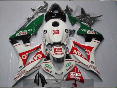 Buy 2007-2008 White Red Green San Carlo Castrol Honda CBR600RR Motorcyle Fairings UK