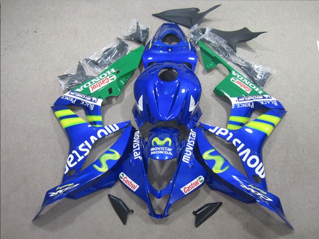 Buy 2007-2008 Blue White Movistar Honda CBR600RR Bike Fairing UK Buy 2007-2008 Blue White Movistar Honda CBR600RR Bike Fairing UK