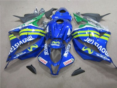 Buy 2009-2012 Blue White Movistar Honda CBR600RR Bike Fairings UK