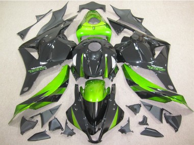Buy 2009-2012 Black Green Honda CBR600RR Motorbike Fairing UK
