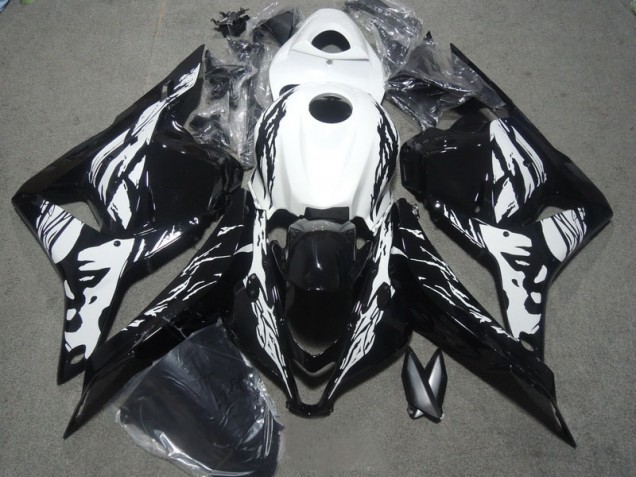 Buy 2009-2012 Black White Honda CBR600RR Motorbike Fairing Kits UK Buy 2009-2012 Black White Honda CBR600RR Motorbike Fairing Kits UK