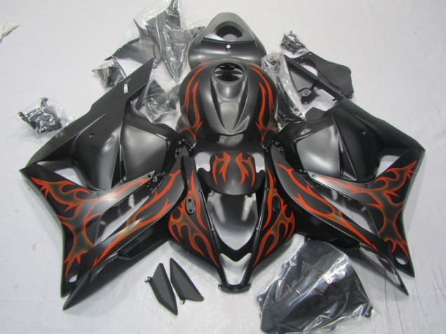 Buy 2009-2012 Black Orange Flame Honda CBR600RR Motorcylce Fairings UK Buy 2009-2012 Black Orange Flame Honda CBR600RR Motorcylce Fairings UK