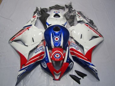 Buy 2009-2012 White Blue Red Honda CBR600RR Bike Fairings UK