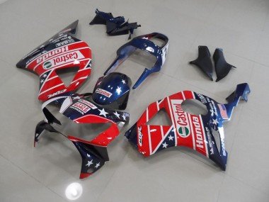 Buy 2002-2003 Blue Red Cycle World Castrol Honda CBR900RR 954 Motorcycle Fairing Kit UK