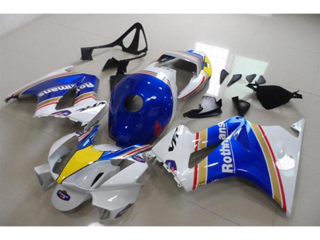 Buy 2002-2013 Blue White Rothmans Honda VFR800 Motorcycle Fairing Kits UK Buy 2002-2013 Blue White Rothmans Honda VFR800 Motorcycle Fairing Kits UK
