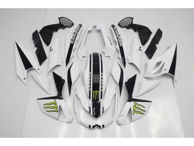 Buy 2007-2009 White Kawasaki Z1000 Moto Fairings UK