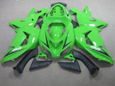 Buy 2006-2007 Green Ninja Kawasaki ZX10R Motor Bike Fairings UK