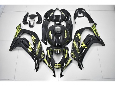 Buy 2016-2019 Black Yellow Reacing Team Ninja Kawasaki ZX10R Motorbike Fairing UK