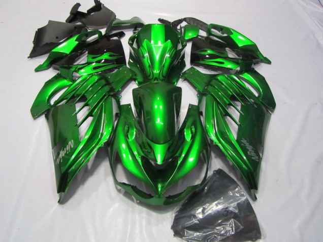 Buy 2012-2021 Green White Ninja Decal Kawasaki ZX14R ZZR1400 Bike Fairings UK Buy 2012-2021 Green White Ninja Decal Kawasaki ZX14R ZZR1400 Bike Fairings UK