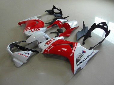 Buy 2008-2012 Red White BEET Kawasaki ZX250R Motor Fairings UK