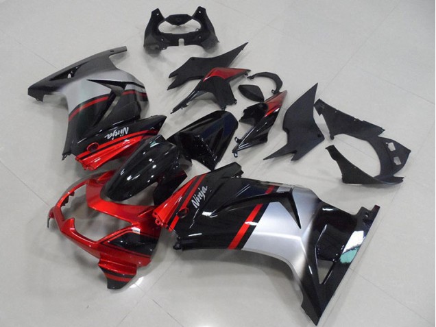 Buy 2008-2012 Black Orange Kawasaki ZX250R Motorbike Fairings UK