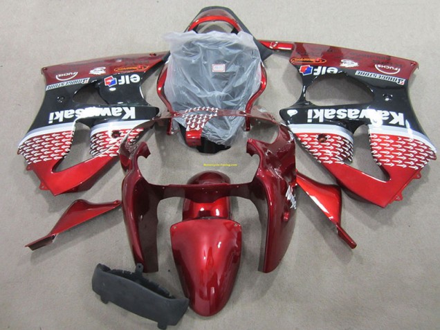 Buy 2000-2002 Red Kawasaki ZX6R Bike Fairing UK Buy 2000-2002 Red Kawasaki ZX6R Bike Fairing UK